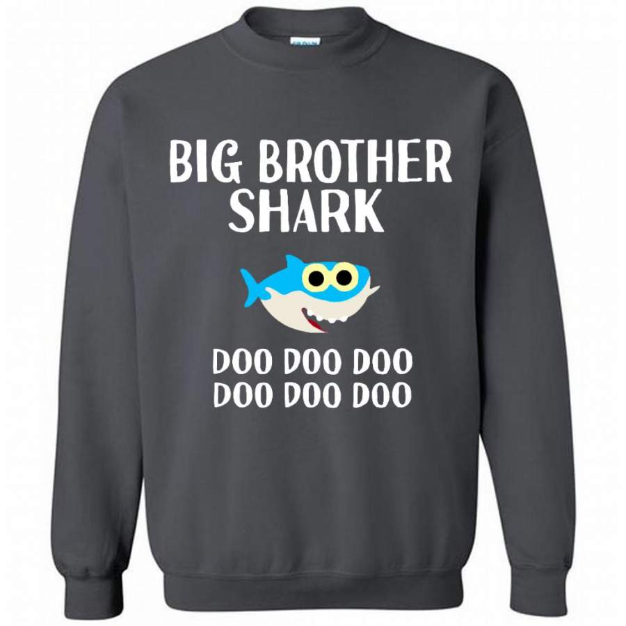 Big Brother Shark Doo Doo Doo B – Gildan Crewneck Sweatshirt