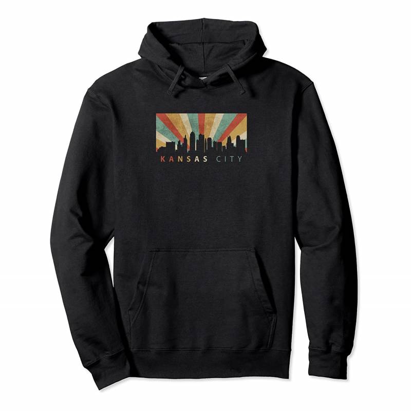 Retro Kansas City Missouri Downtown Skyline T Shirt 1970’s Pullover Hoodie, T Shirt, Sweatshirt