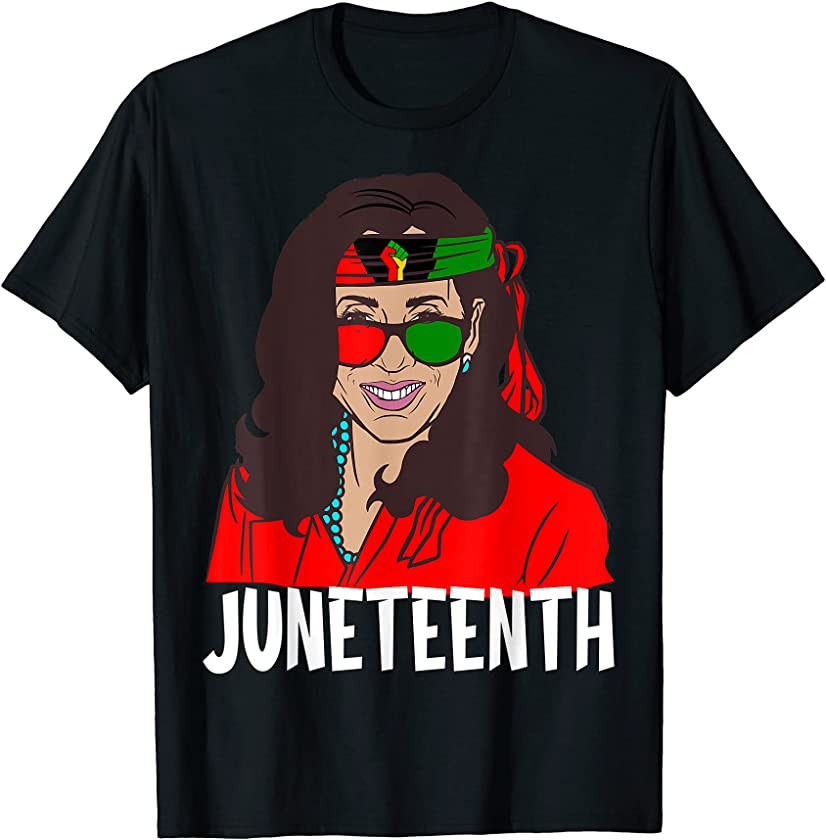 Juneteenth Kamala Harris Black History Afrocentric Apparel T-Shirt