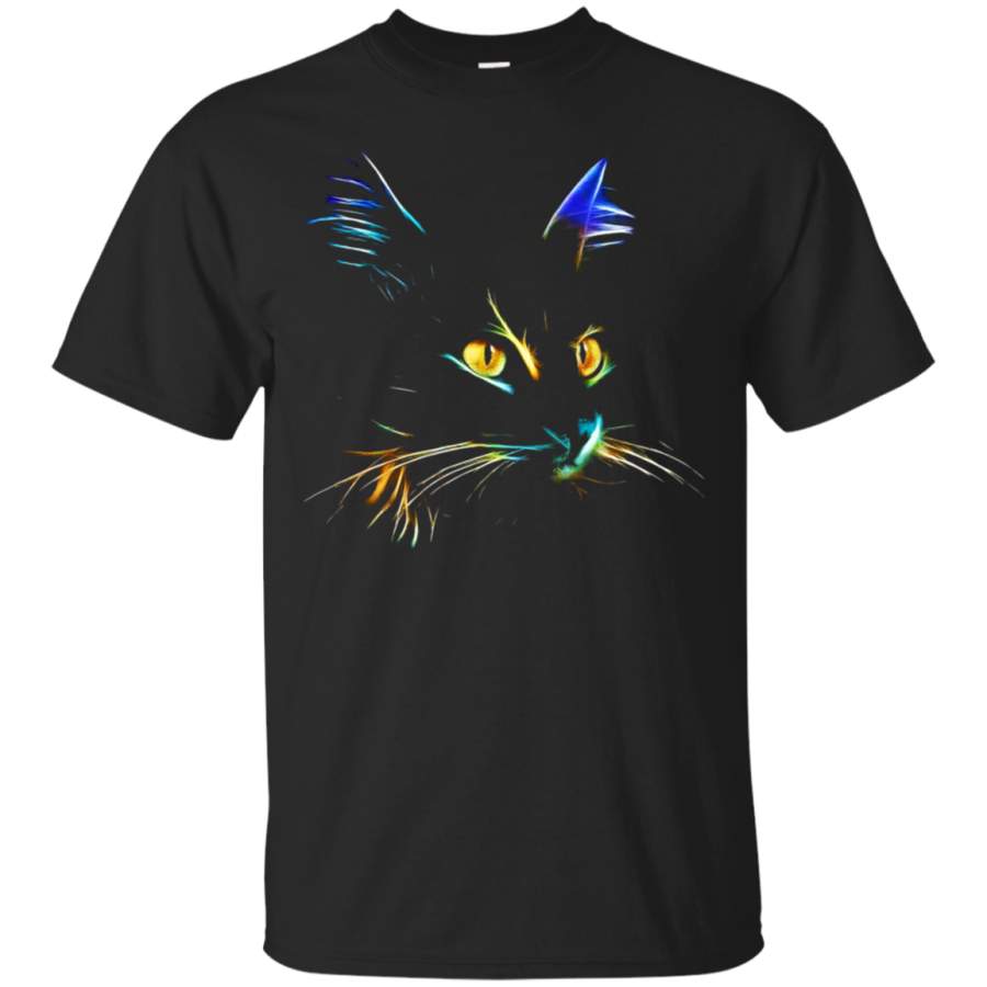 AGR Kitten In The Neon Light For Cat Lover T-Shirt