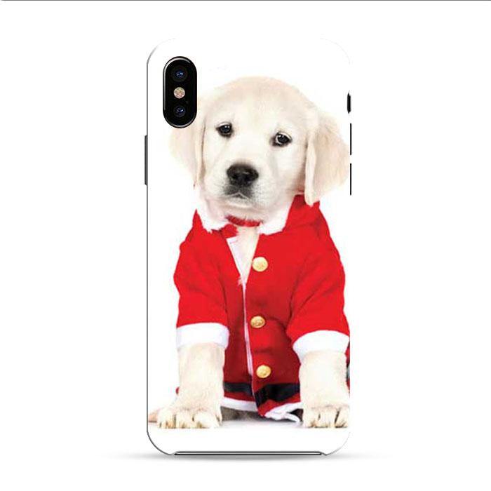 Puppy Santa iPhone XS 3D Case