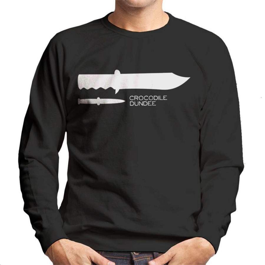 Crocodile Dundee Minimal Men’s Sweatshirt