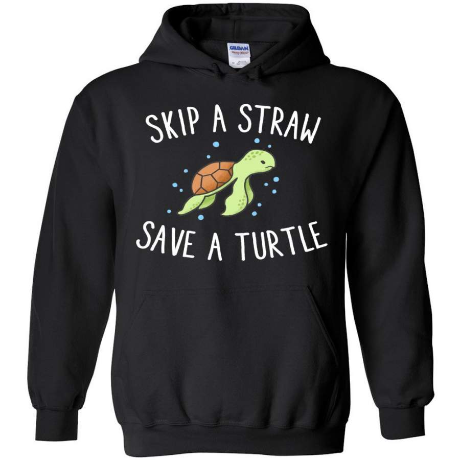 Skip A Straw Save A Turtle – Sea Animal Hoodie