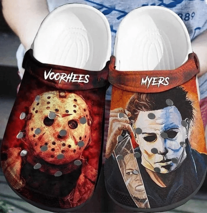 Voorhees Myers Horror Movies Halloween Classic Clogs Shoes