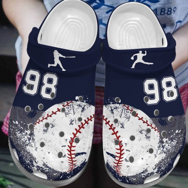 Baseball Sports Personalized Adults Kids Clogs Clogband Clog Shoes For Men Women Ht