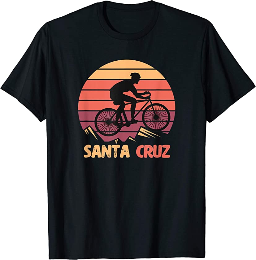 Bike Retro Vintage Santa Cruz Summer Bicycle T-Shirt