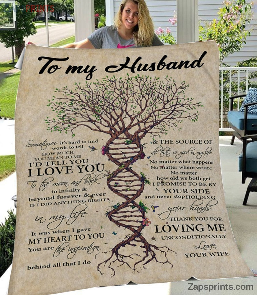 Gift For Husband – To My Husband – I’D Tell You I Love You – Blanket