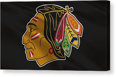 Chicago Blackhawks Uniform Joe Hamilton Canvas Print