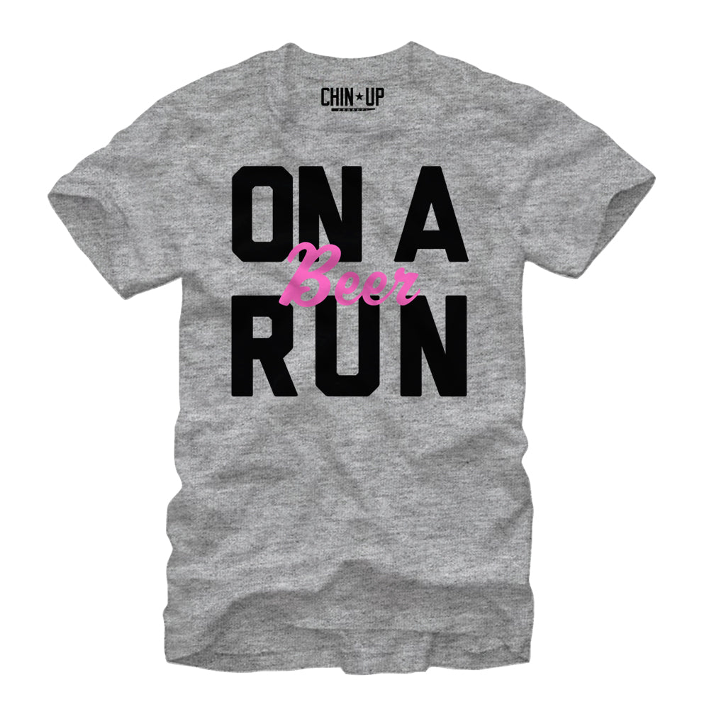 Chin Up Women’S On A Run  Boyfriend Tee