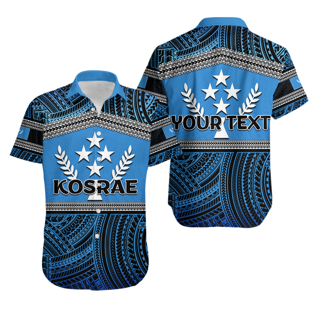 (Custom Personalised) Kosrae Hawaiian Shirt Polynesian Patterns Lt6