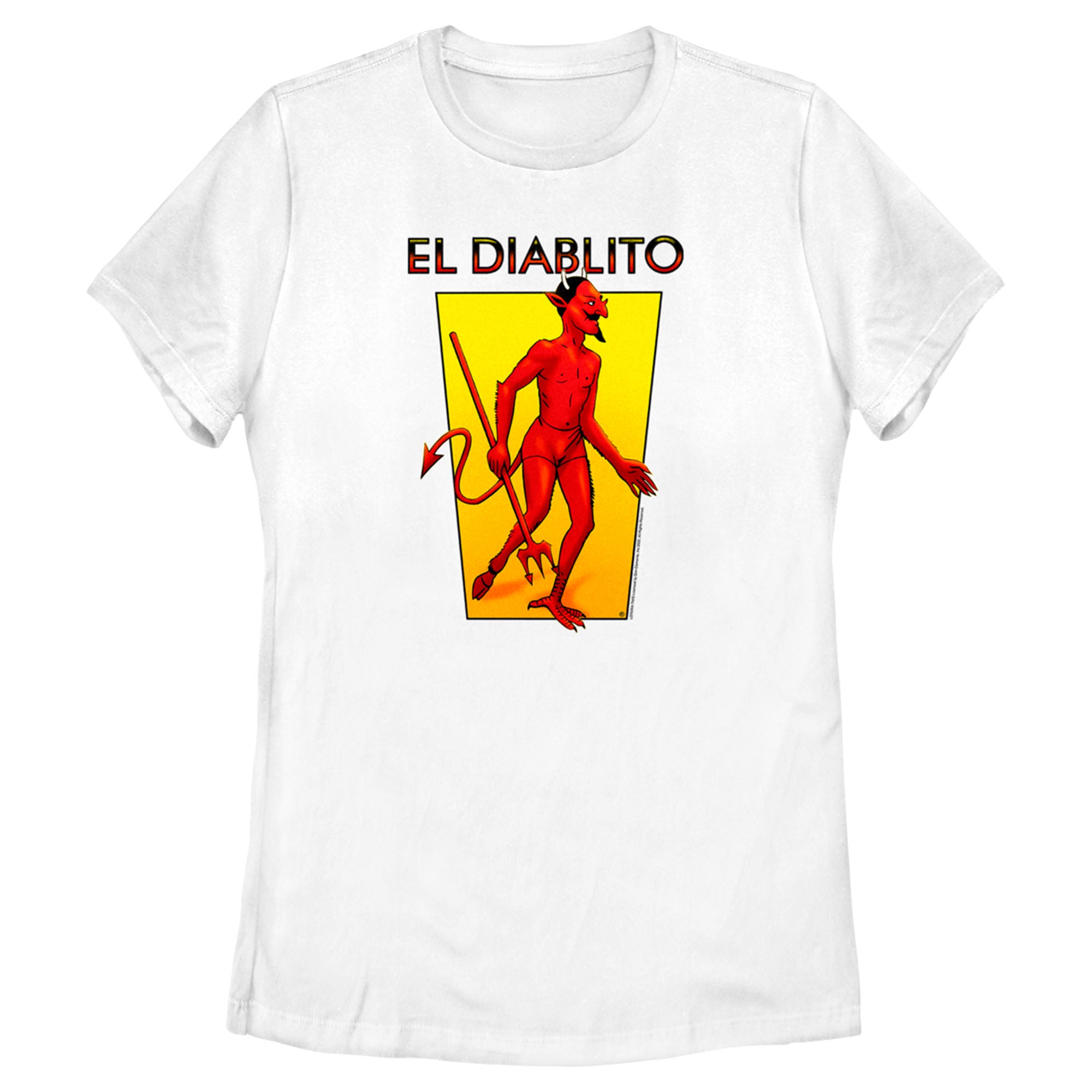 Women’S Loteria El Diablito Card T-Shirt