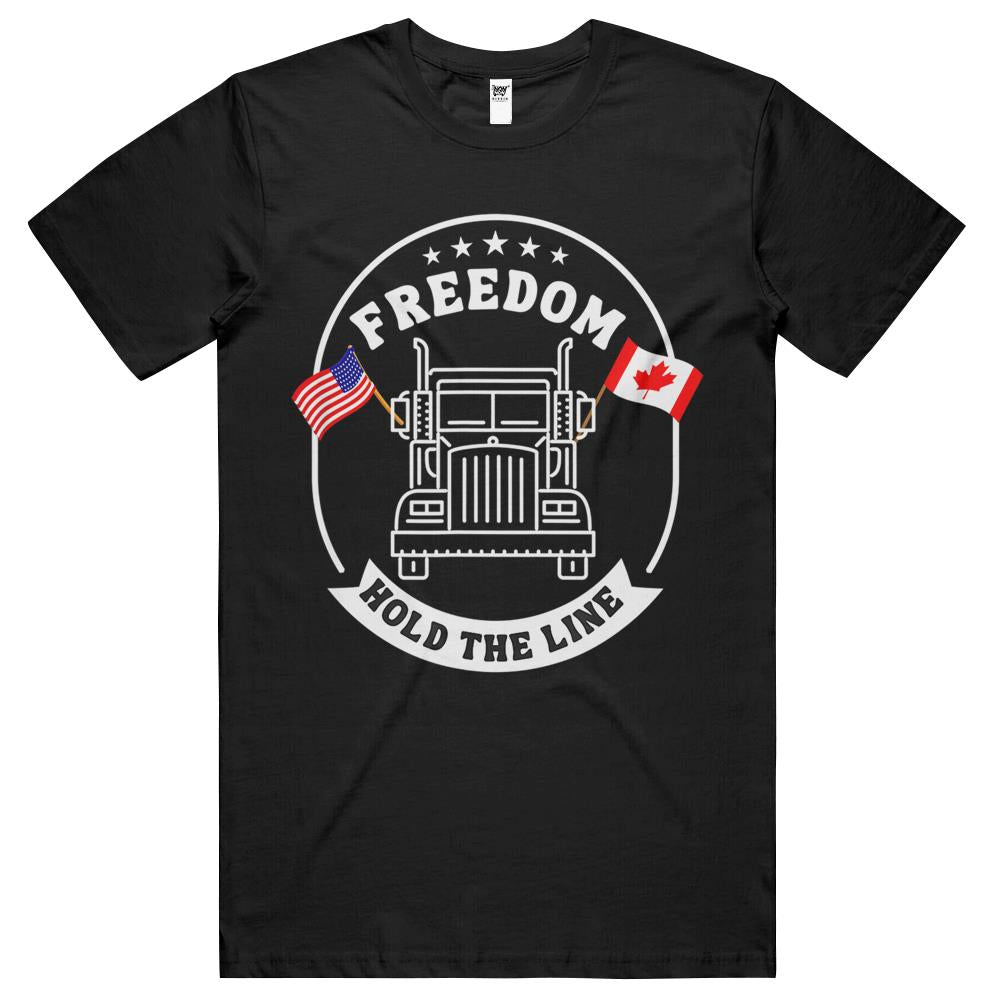 Truckers Freedom Convoy 2022 Trucker Tshirt For Usa & Canada T Shirts