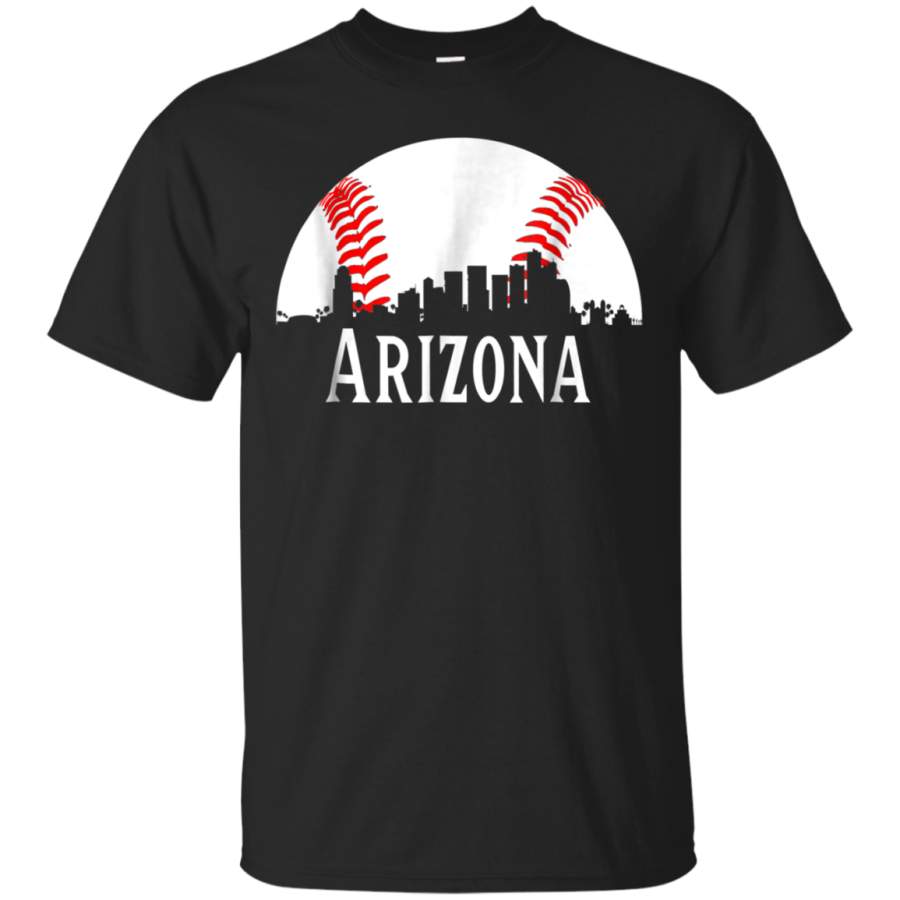 AGR Arizona Baseball Phoenix Skyline DBacks Fan T-Shirt