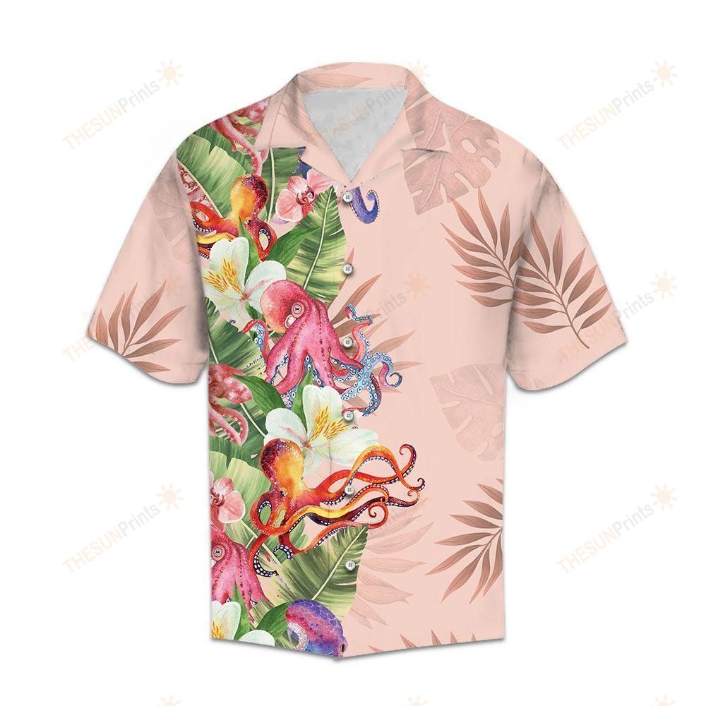 Tropical Octopus Hawaiian Shirt Ha33279