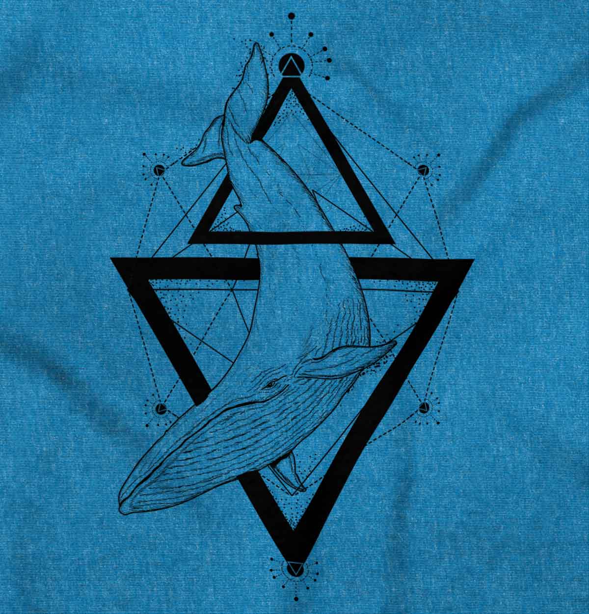 Triangle Whale T Shirt