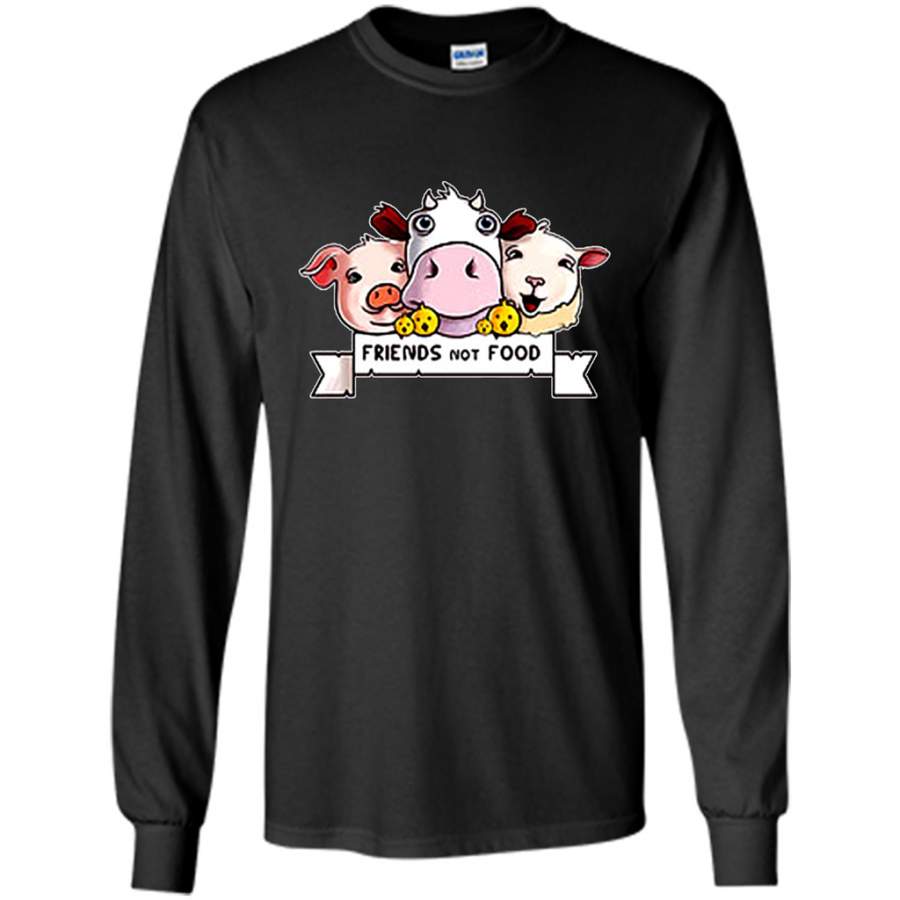 Animal Are Friends Not Food A – Gildan Long Sleeve Shirt