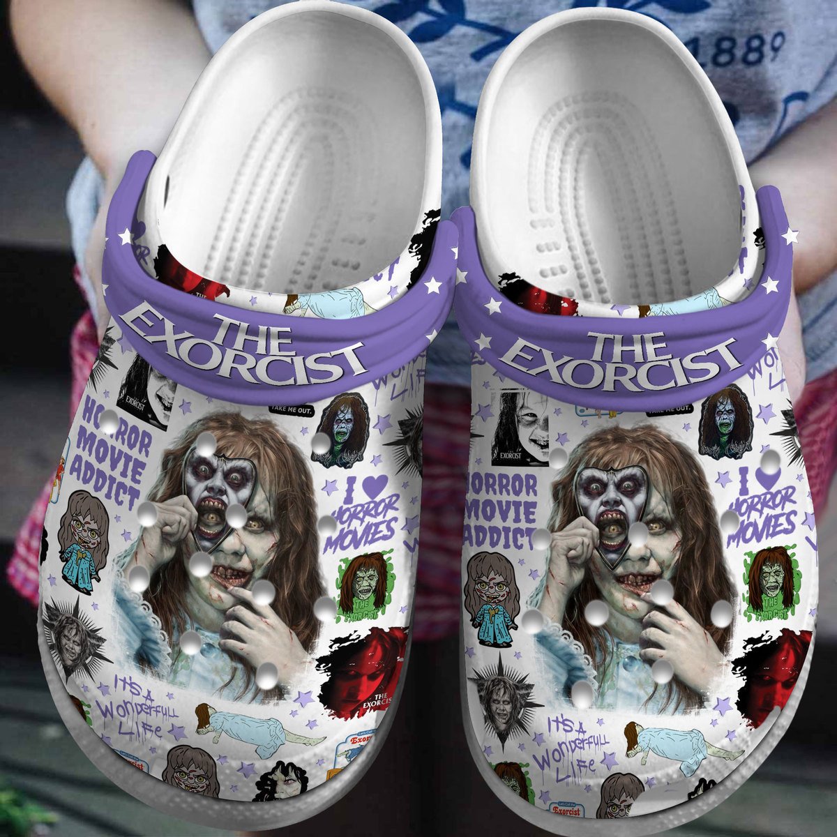 The Exorcist Movie Crocss Clogs For Men Women And Kid Tr1805166105