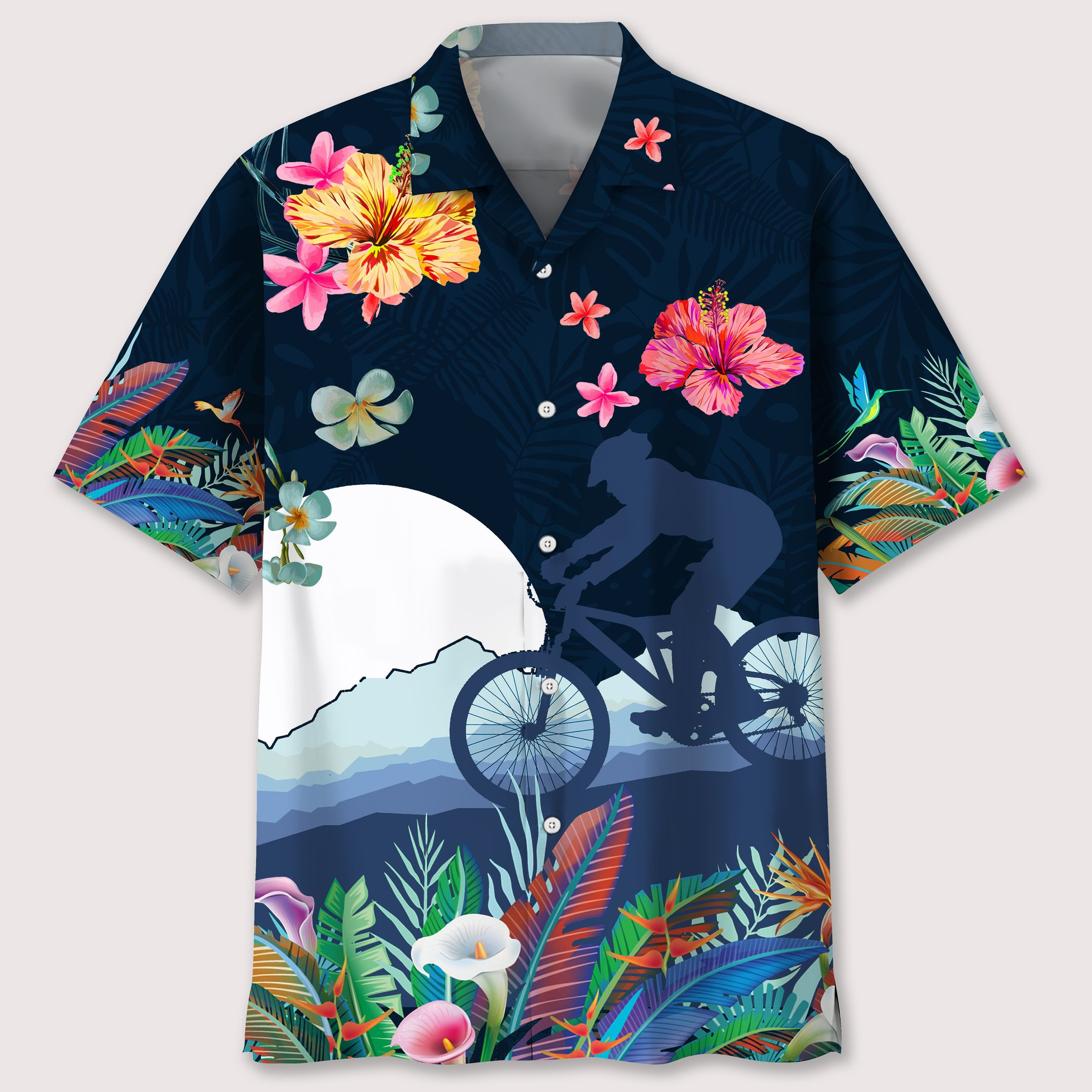 Mountain Bike Love Tropical Hawaiian Shirt Ha82427