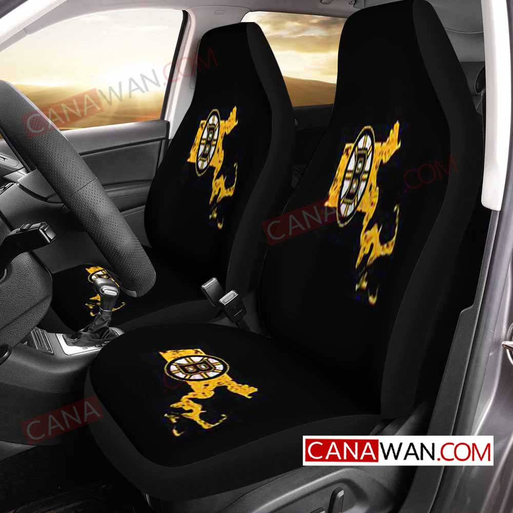 Boston Bruins Style825 3D Customized Personalized Car Seat Cover