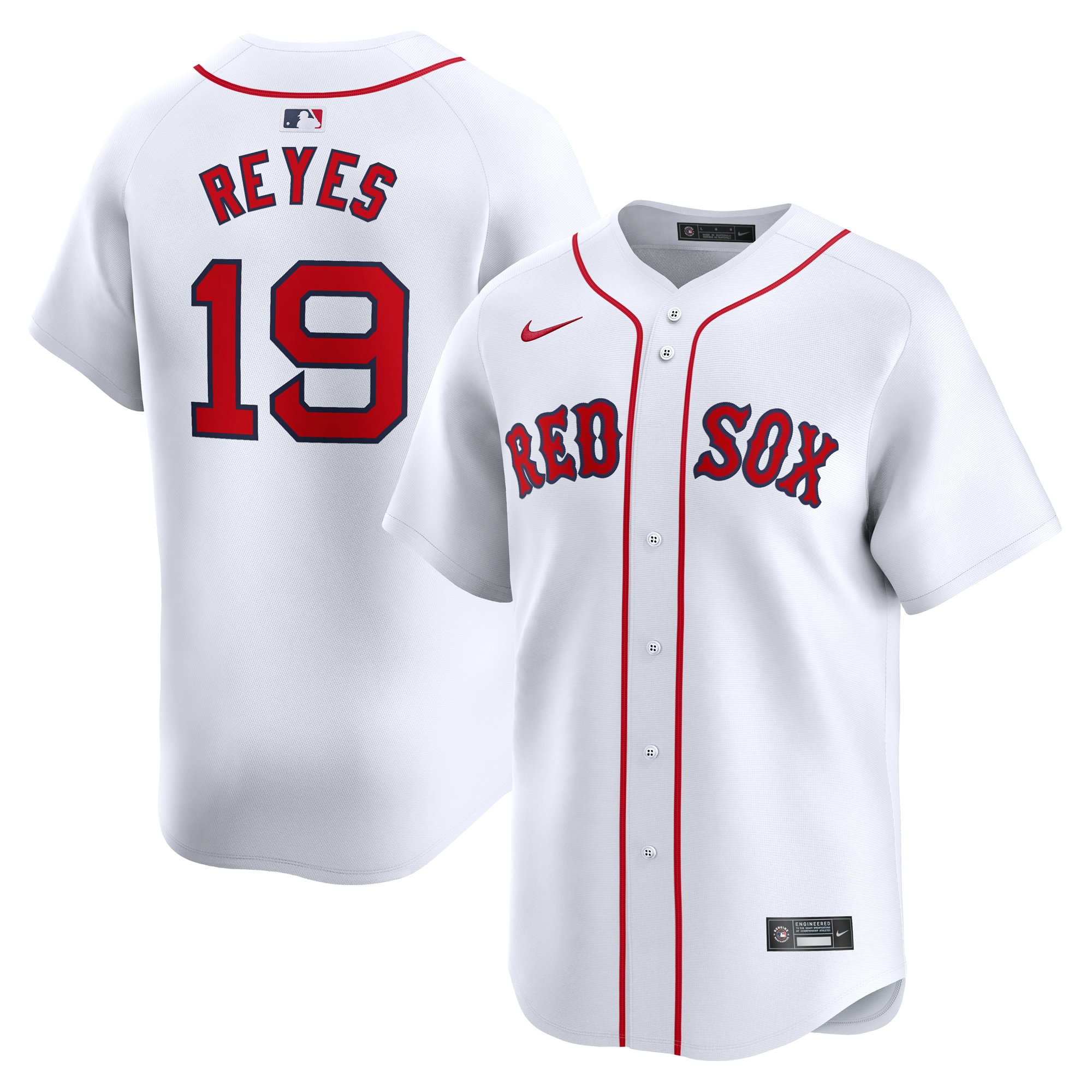 Pablo Reyes Boston Red Sox Home Limited Player Jersey – White