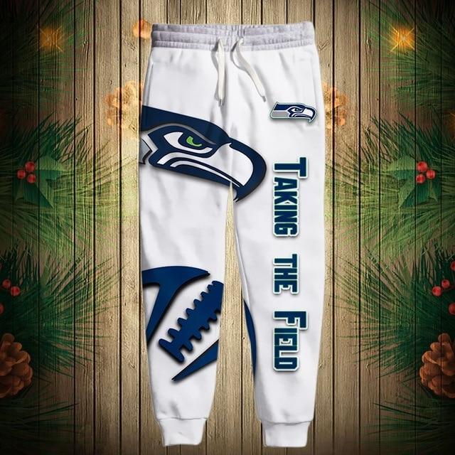 Men’S Seattle Seahawks Sweatpants Printed 3D