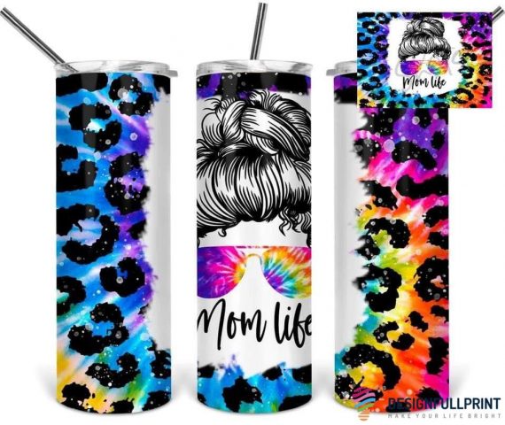 Birthday Gift Idea For Mom Mom Life Tumbler Qk Leopard Print Tumbler