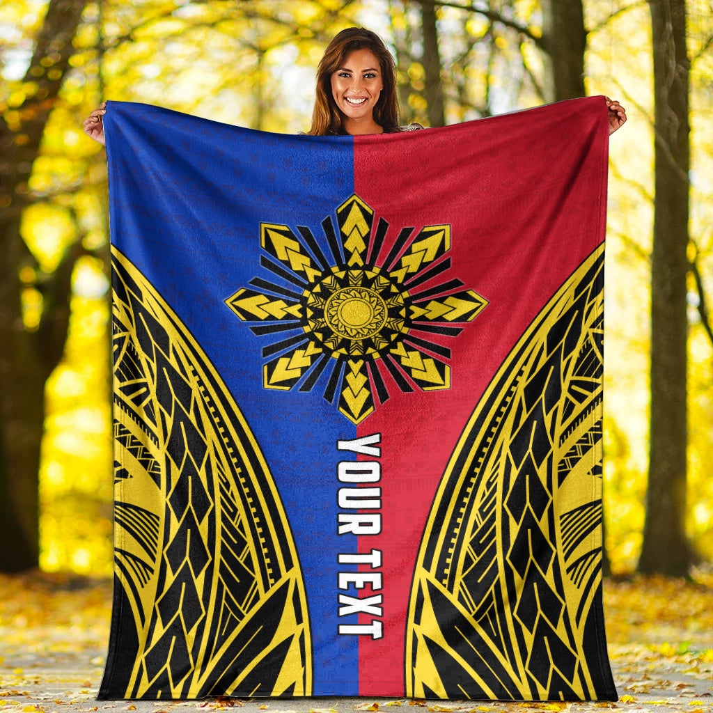 (Custom Personalised) Philippines Premium Blanket Sun Rayonnant Lt13