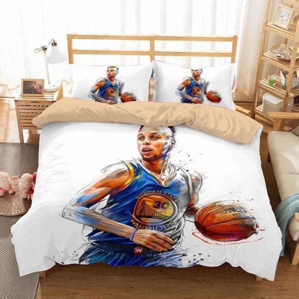 3D Customize Stephen Curry Bedding Set Duvet Cover SetBedroom Set Bedlinen