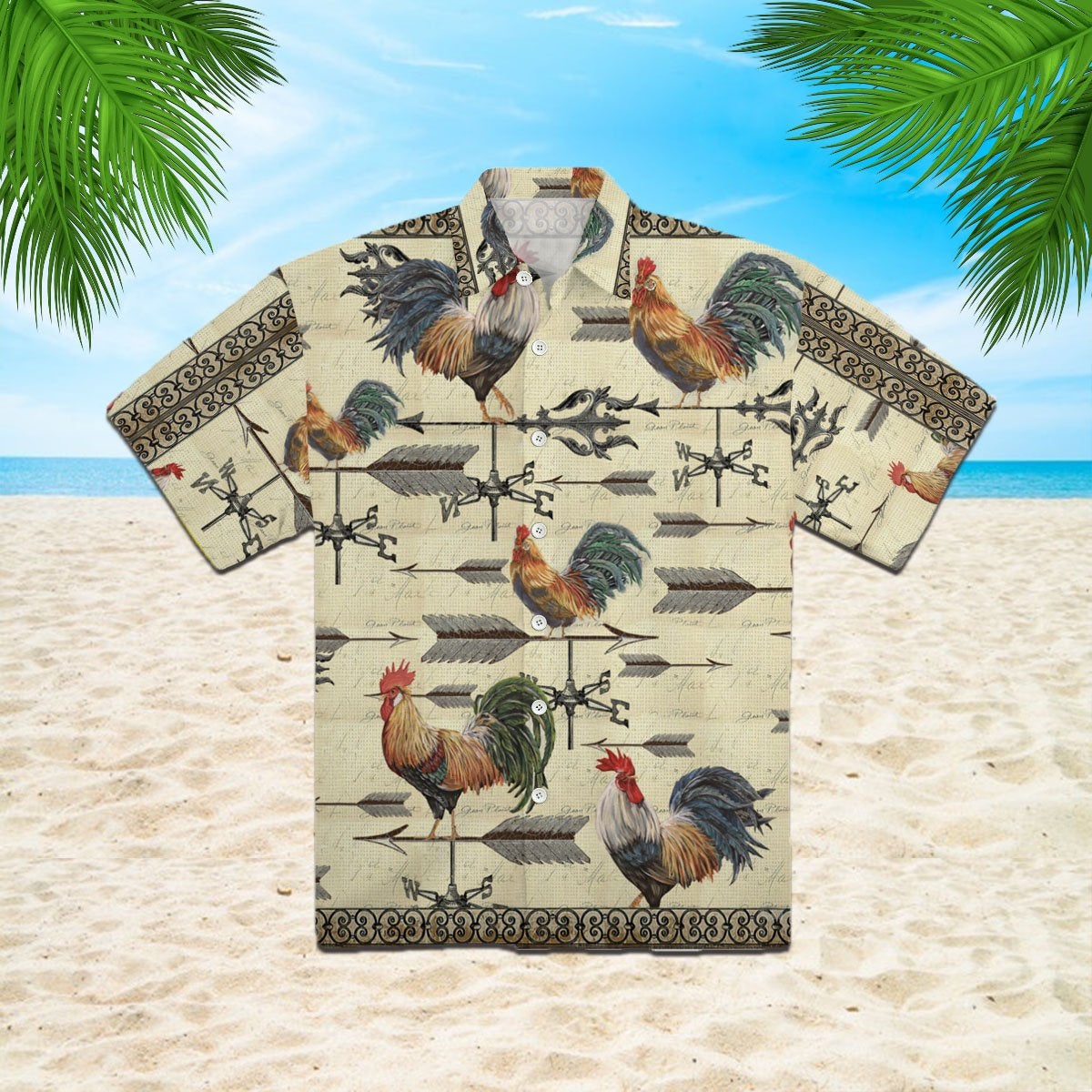 Rooster Hawaii Chicken Lover Hawaii Shirt For Men Women Ha50370