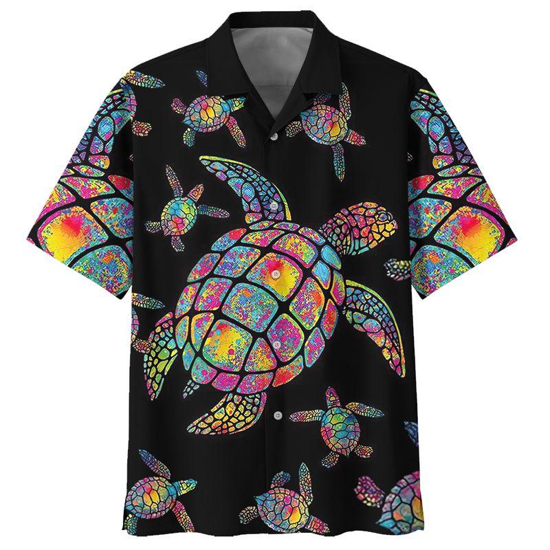 Hippie Sea Turtle Hawaii Shirt For Hawaii Aloha Ha47625