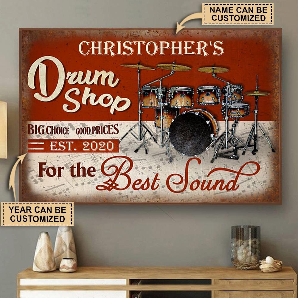 Aeticon Gifts Personalized Drum Big Choice Good Prices Canvas Mom Dad Gift Home Decor