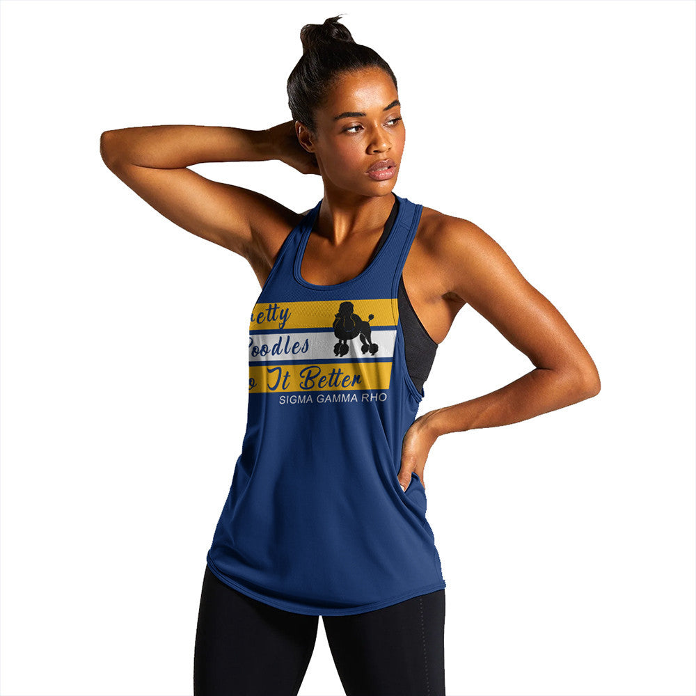 Sorority Tank Top – Sigma Gamma Rho Greek Life Women’S Racerback Tank