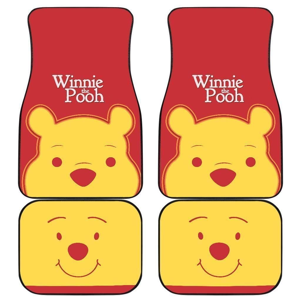 Pooh In Winnie The Pooh Custom Car Floor Mats Personalized Car Seat Floor Mat Custom Print