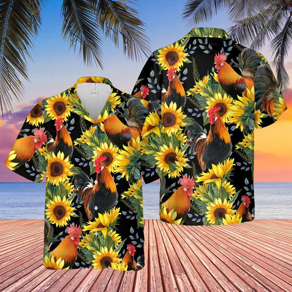 Chicken Sunflower Hawaii Summer Gifts For Men And Women Ha111350