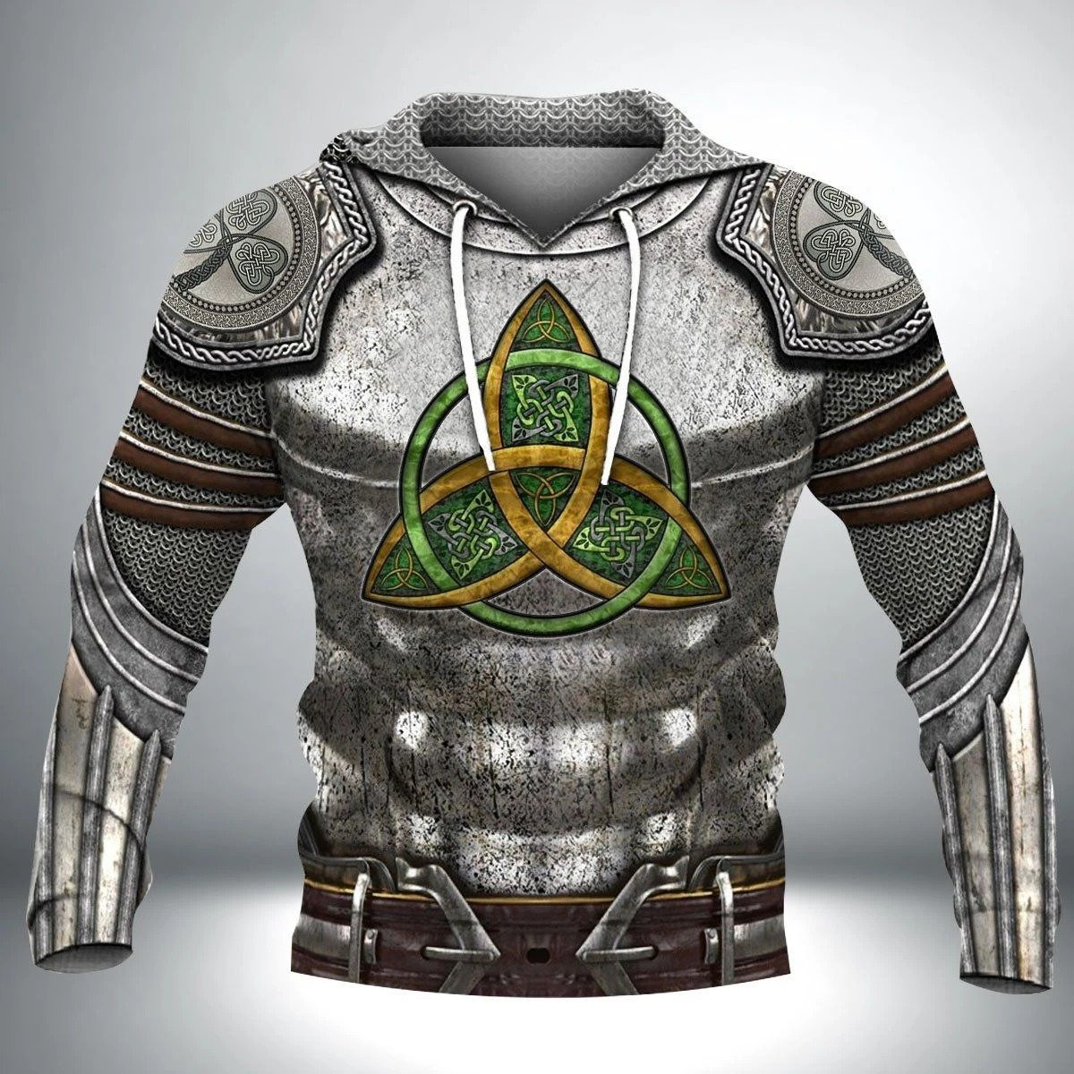 Irish Armor Knight Warrior Chainmail 3D All Over Printed Shirts For Men And Women Am030330