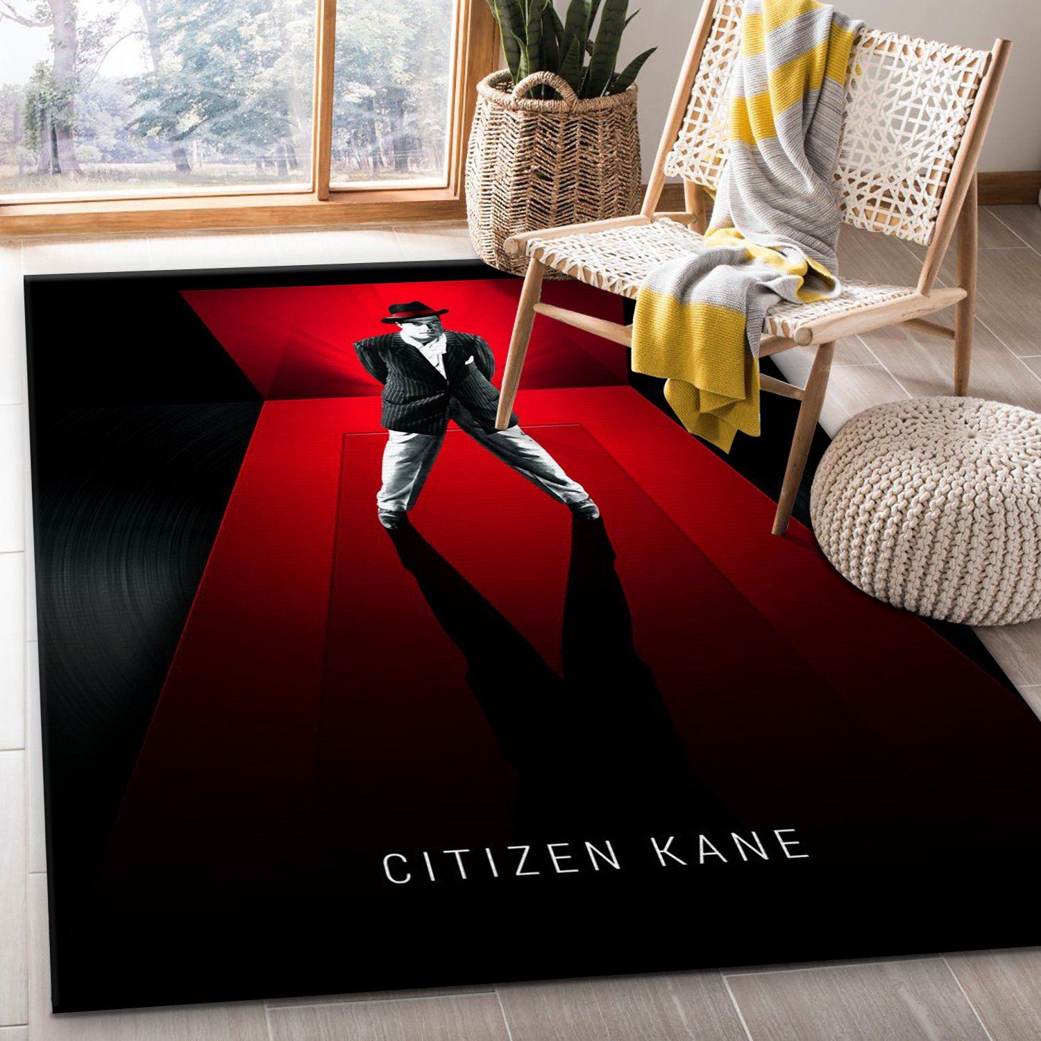 Citizen Kane Rug Art Painting Movie Rugs Christmas Gift US Decor