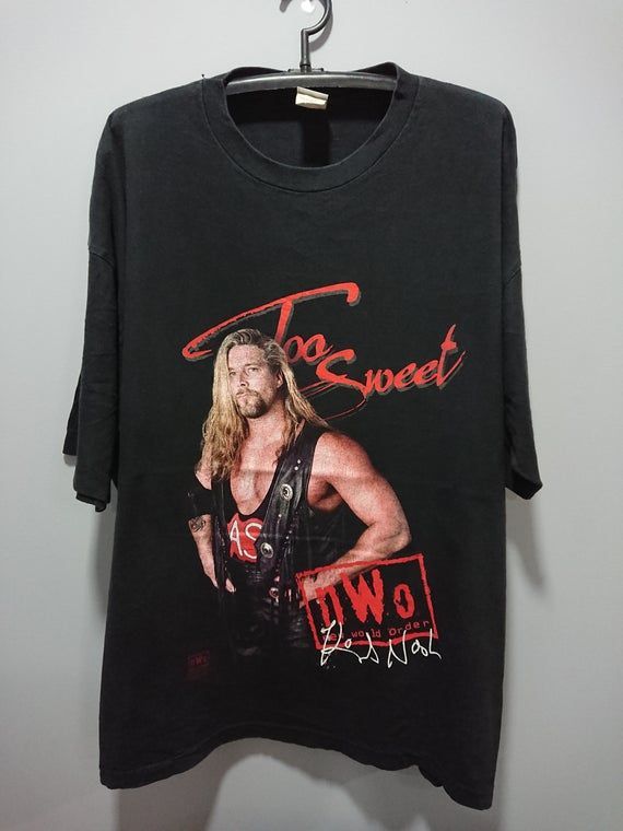 Vintage 1998 Kevin Nash Shirt Wcw Wwf Wwe Nwo Size 3 Shirt