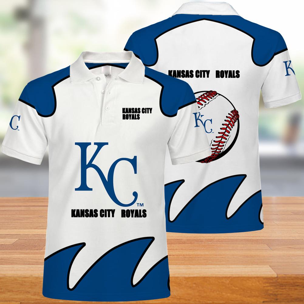 Kansas City Royals Button Up Polo Shirt