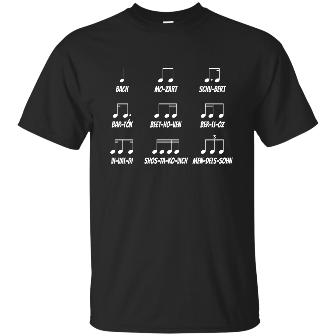 Multiple Musical Notes Unicode Character Tshirt homedecorationuse