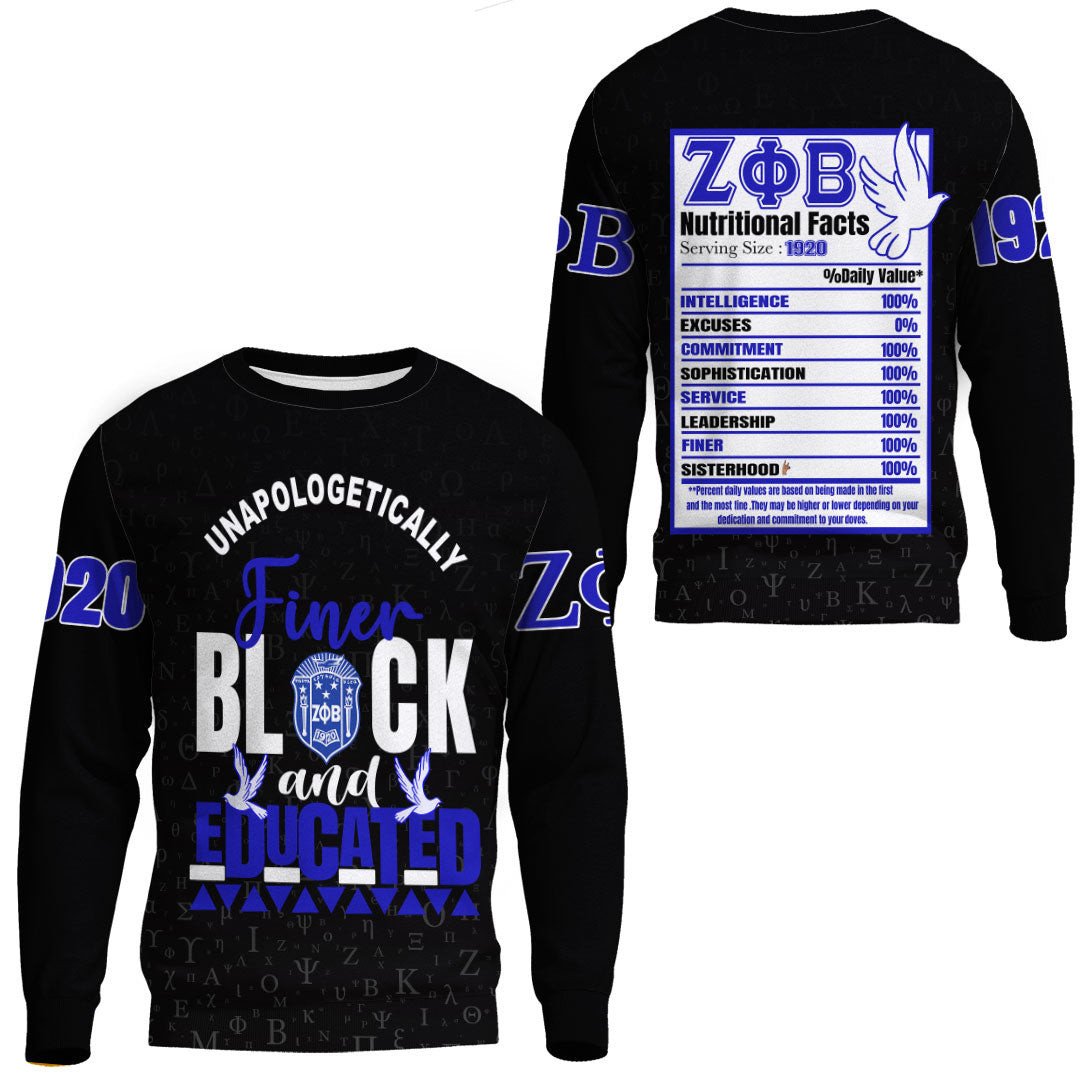 Africazone Clothing – Zeta Phi Beta Sweatshirts A35