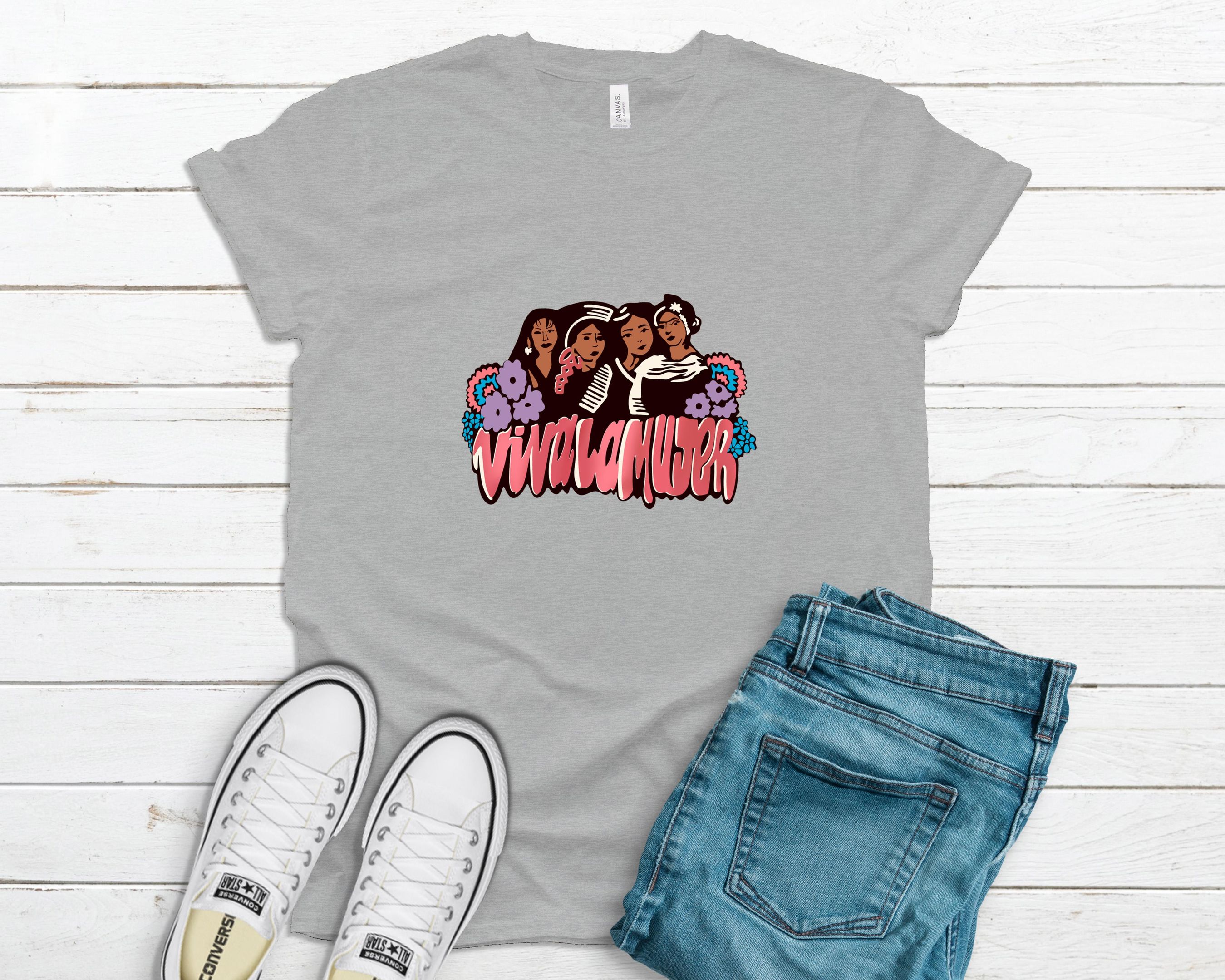 Viva La Mujer Shirt, Latina Iconics Shirt, Latin Shirt, Latin Woman Shirt
