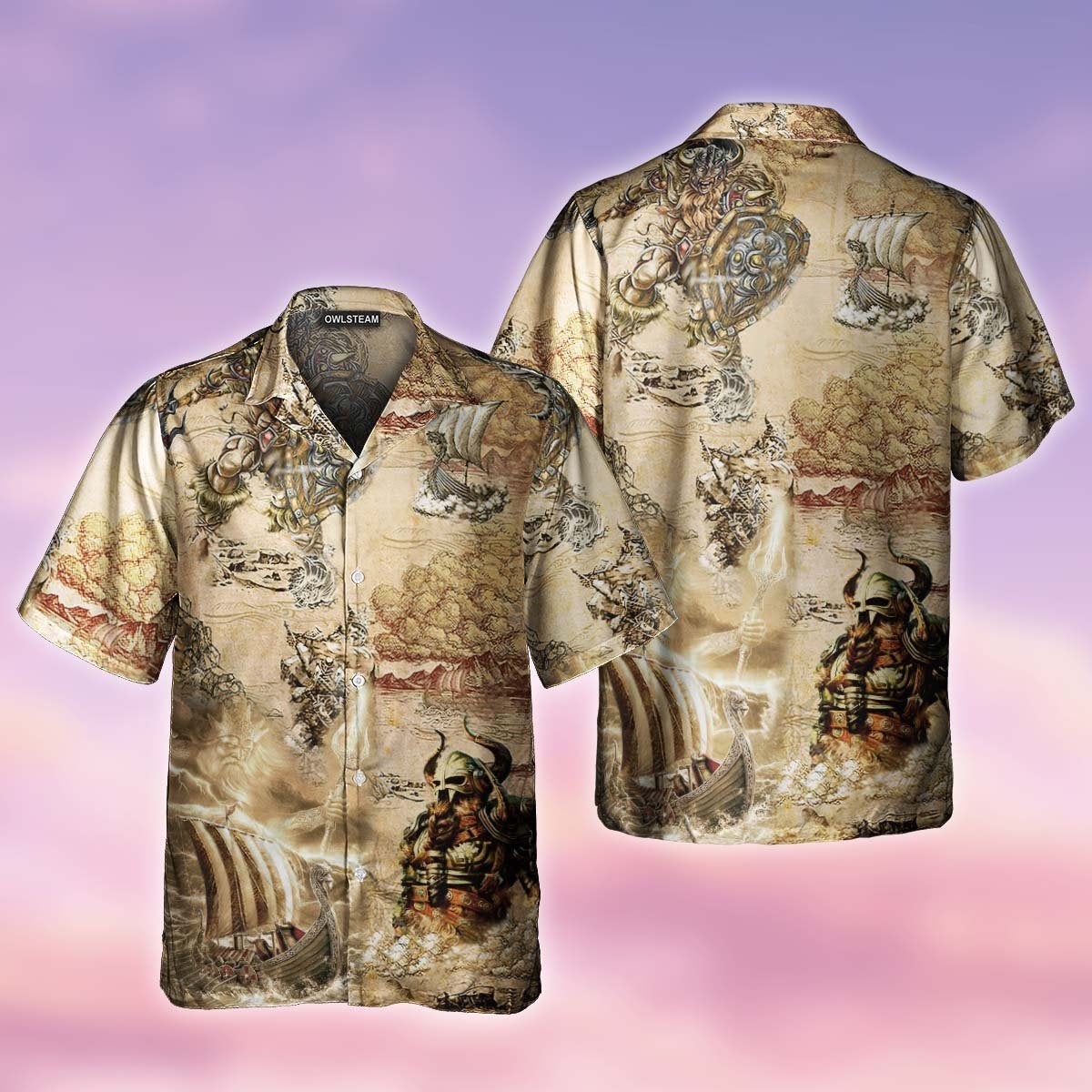 Viking Map War Limited Hawaii Shirt Ha91131