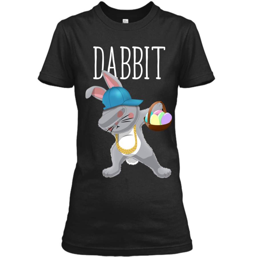 Dabbit Dabbing Easter Bunny Hip Hop Shirt Kids Easter Gift Ladies Custom