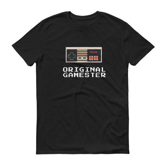 Classic 80S Videogame Nintendo Themed Gamester Funny Retro Gaming Meme Shirt