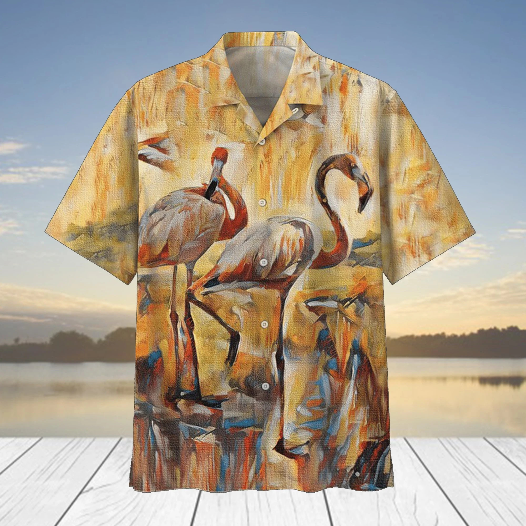 Flamingo Hawaii Shirt Unisex Adult Ha95766