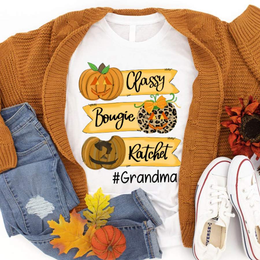 Personalized Grandma Classy Bougie Ratchet Shirt