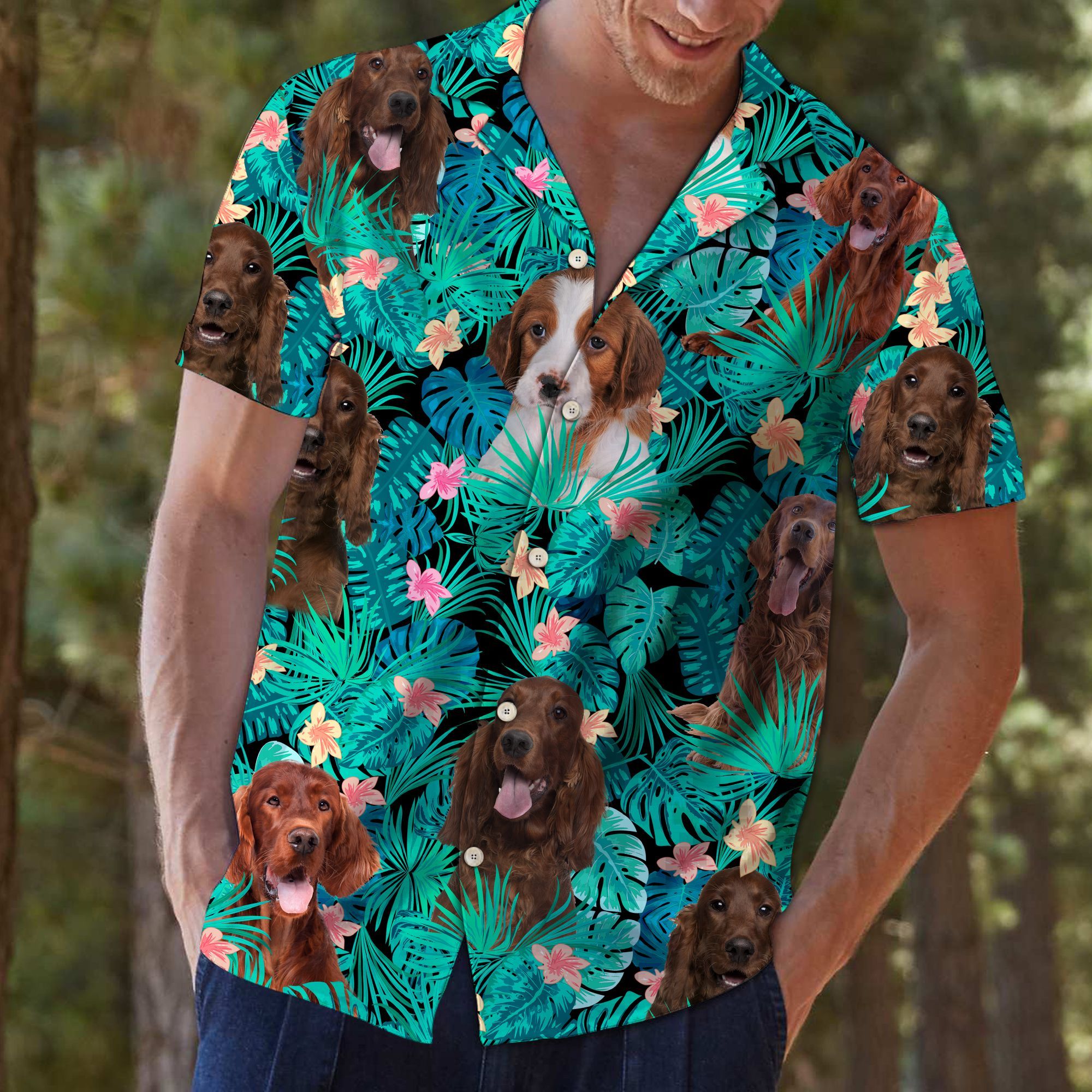 Irish Setter Tropical Hawaii Shirt For Hawaii Aloha Ha95078