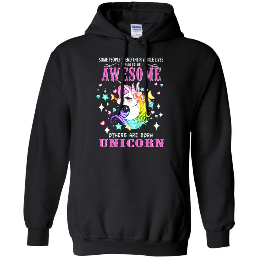 AGR Some People Spend Their Whole Life Trying To Be Awesome Hoodie