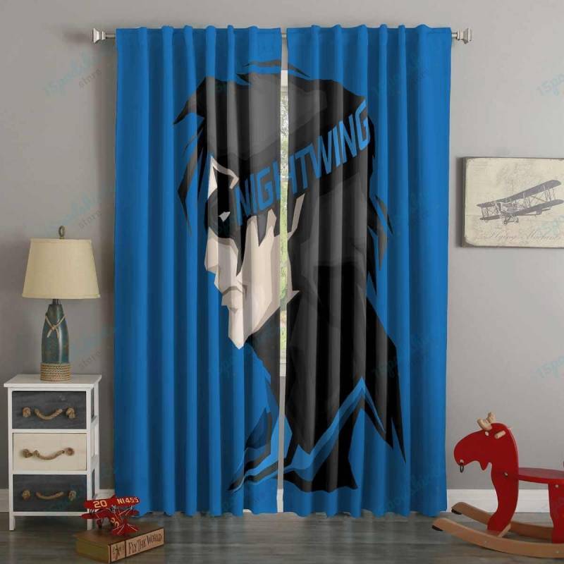 3D Printed Nightwing Style Custom Living Room Curtains