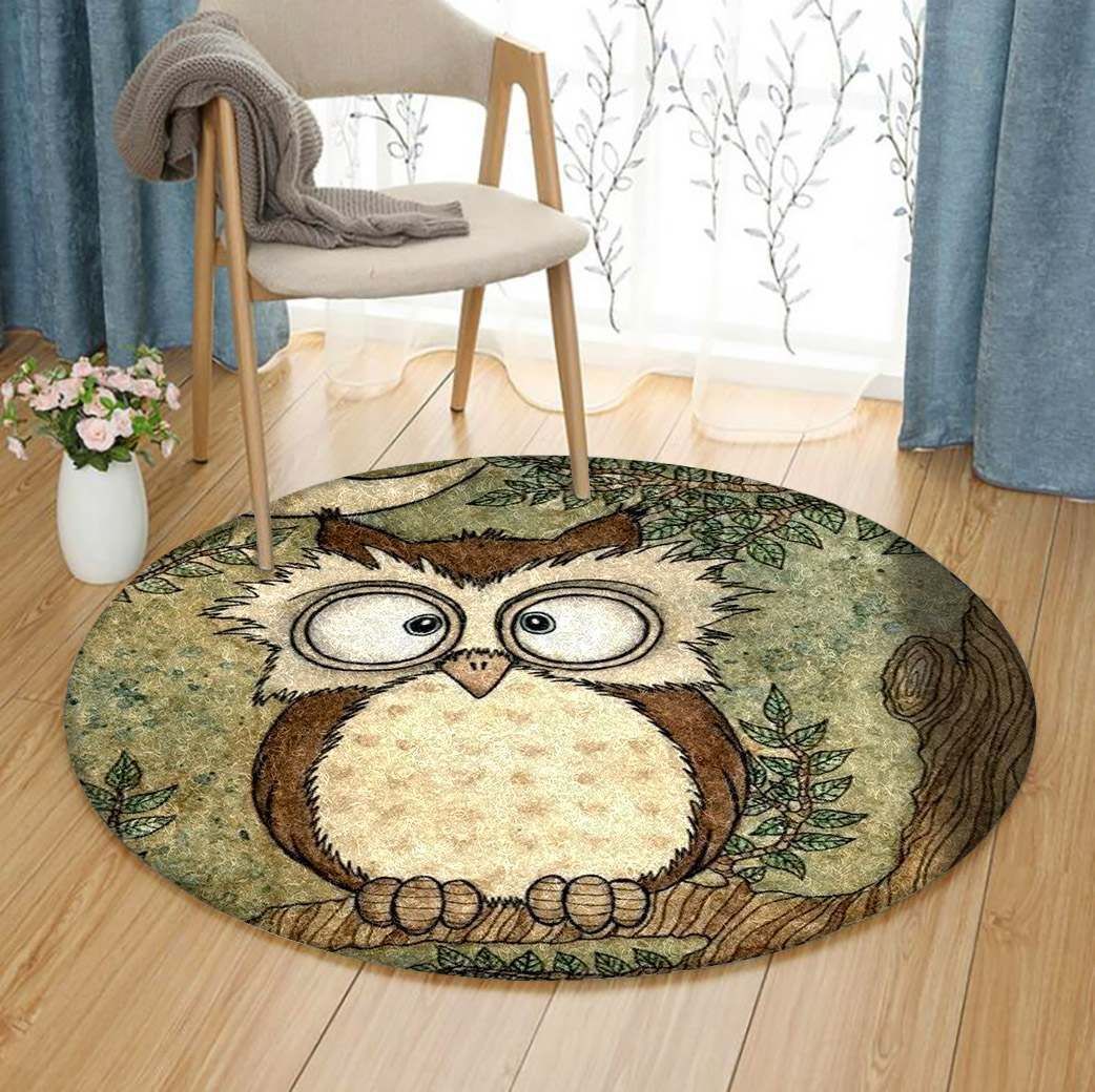 Owl GE2312 Round Rug  CYSI2907